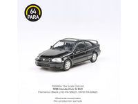 PreOrder : 1999 Honda Civic Si EM1 Flamenco Black 1:64 Para64 diecast scale model car