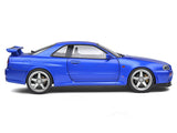 1999 Nissan Skyline R34 GT-R Blue 1:18 Solido licensed diecast scale model car collectible