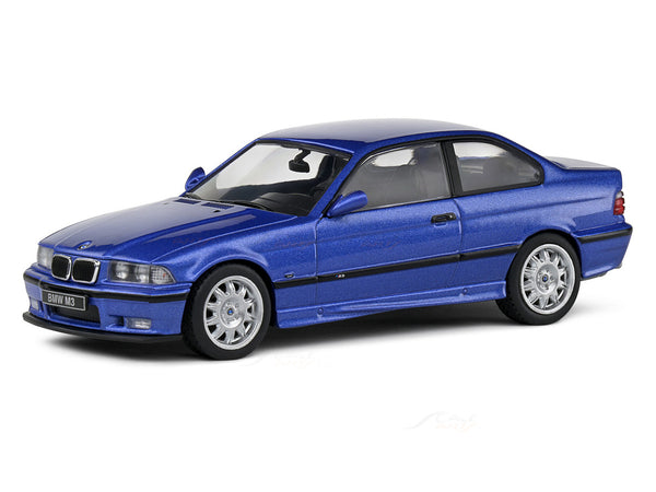 1999 BMW M3 E36 Coupe Blue 1:43 Solido Licensed Diecast Scale Model Car Collectible