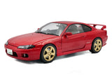 1999 Nissan Silvia S15 Spec-R Aero Flame Red 1:18 Solido Licensed Diecast Scale Model Car Collectible