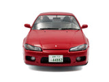 1999 Nissan Silvia S15 Spec-R Aero Flame Red 1:18 Solido Licensed Diecast Scale Model Car Collectible