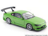 1999 Nissan Silvia S15 Spec-R Aero Green 1:18 Solido Licensed Diecast Scale Model Car Collectible