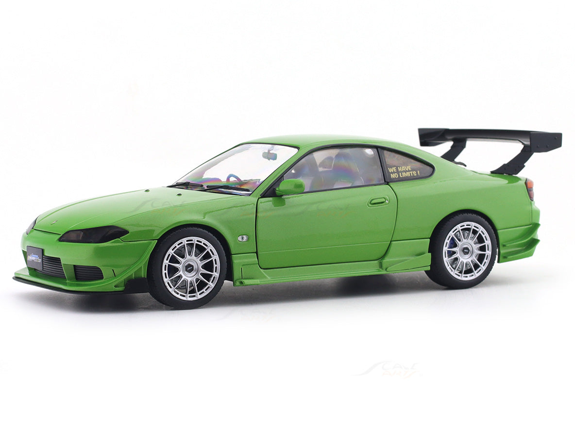 ミニカー Nissan Silvia S15 Spec R Aero 1/18Green 1999-nissan-silvia-s15-spec-r-