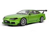 1999 Nissan Silvia S15 Spec-R Aero Green 1:18 Solido Licensed Diecast Scale Model Car Collectible