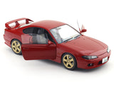 1999 Nissan Silvia S15 Spec-R Aero Flame Red 1:18 Solido Licensed Diecast Scale Model Car Collectible