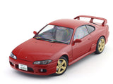 1999 Nissan Silvia S15 Spec-R Aero Flame Red 1:18 Solido Licensed Diecast Scale Model Car Collectible