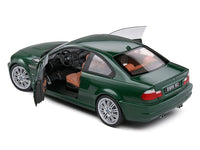 2000 BMW M3 E46 Coupe green 1:18 Solido licensed diecast scale model car collectible