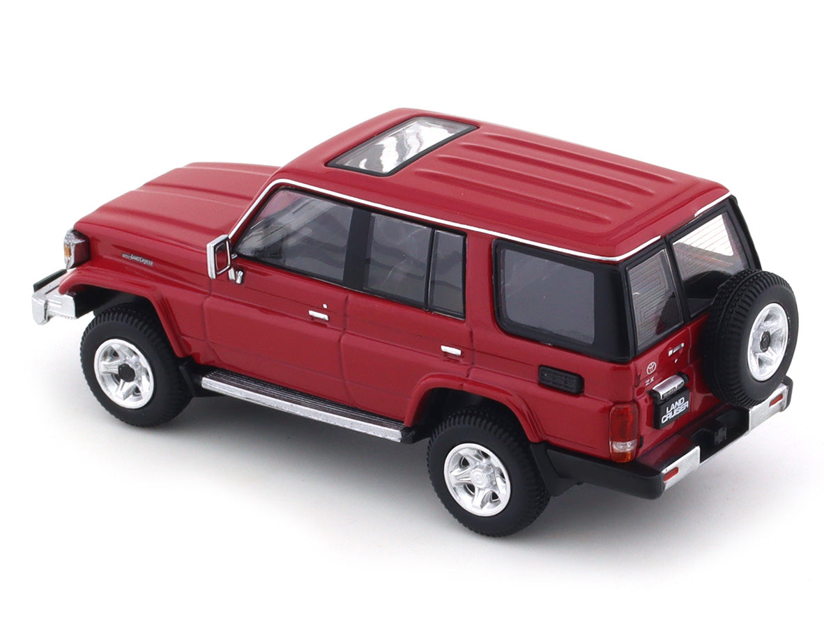 ミニカー MADE IN JAPAN,MODELPET TOYOTA MASTERLINE 2001 Toyota Land Cruiser 70 ZX grey 1:64 Hobby Japan diecast scale