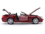 2003 Mercedes-Benz SL500 Red 1:18 Norev Licensed Diecast Scale Model Car Collectible