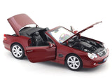 2003 Mercedes-Benz SL500 Red 1:18 Norev Licensed Diecast Scale Model Car Collectible