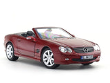 2003 Mercedes-Benz SL500 Red 1:18 Norev Licensed Diecast Scale Model Car Collectible