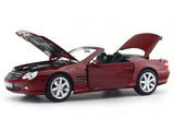 2003 Mercedes-Benz SL500 Red 1:18 Norev Licensed Diecast Scale Model Car Collectible