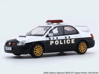 2006 Subaru Impreza WRX STI Japan Police 1:64 MC64 diecast scale model collectible