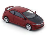 2007 Honda Civic Type R FN2 Red/carbon hood 1:64 Para64 diecast scale model car