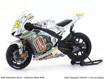 2007 Yamaha TZR-M1 #46 Valentino Rossi Show Bike 1:18 Leo Mdels diecast scale bike