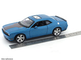 2008 Dodge Challenger SRT8 blue 1:24 Maisto licensed diecast Scale Model car