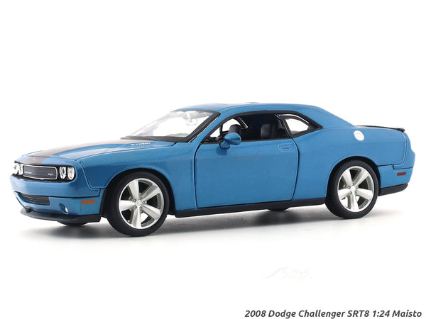 2008 Dodge Challenger SRT8 blue 1:24 Maisto licensed diecast Scale Model car