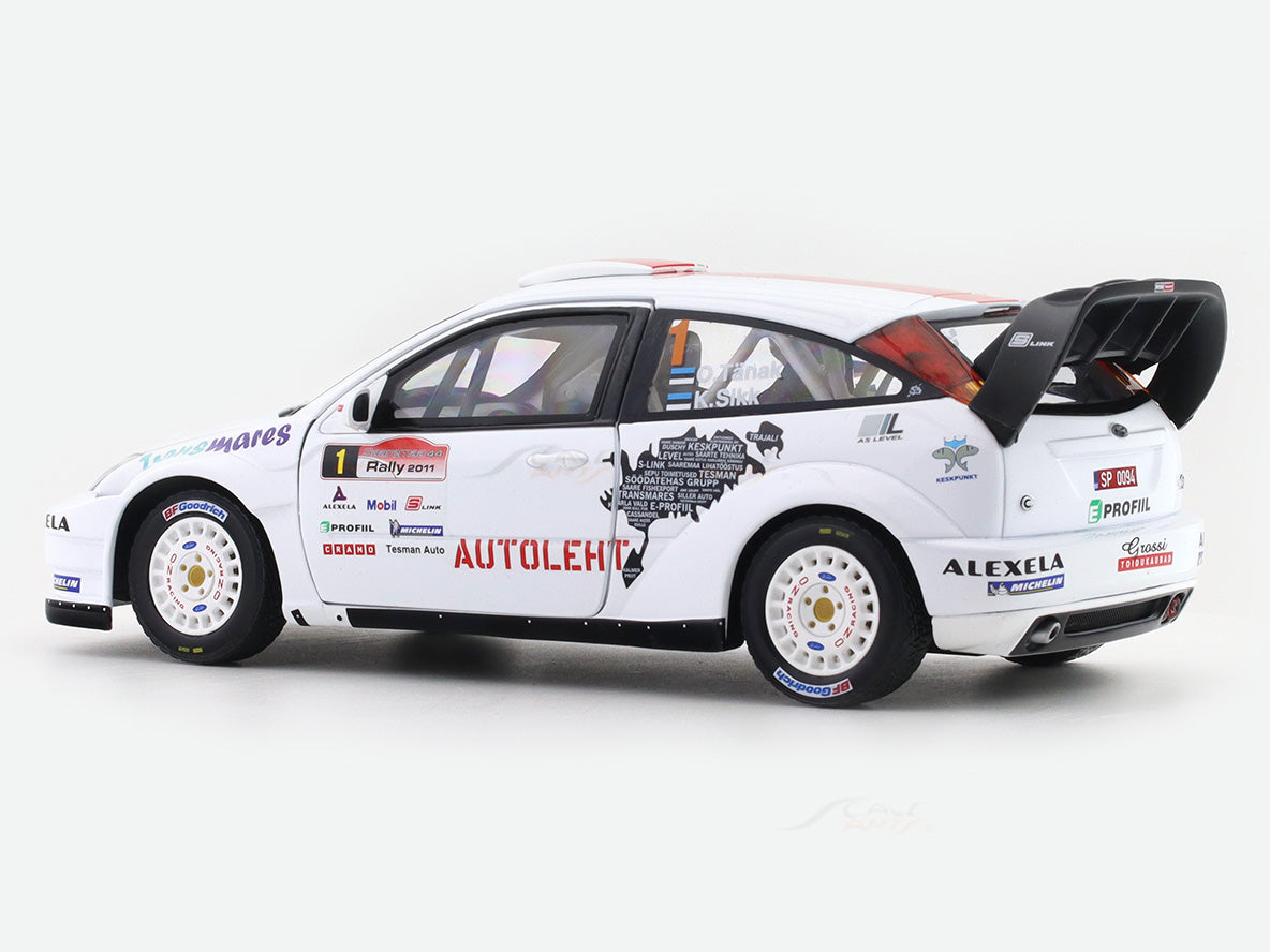 1/18 Sunstar 2011 Ford Focus RS WRC '03 - #1 O.Tänak, K.Sikk Winner 1/18 Sunstar 2011 Ford Focus RS WRC '03 - #1 O.Tänak, K.Sikk Winner