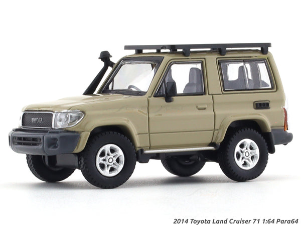 2014 Toyota Land Cruiser 71 Sandy Toupe 1:64 Para64 diecast scale model car