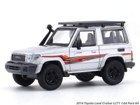 2014 Toyota Land Cruiser LC71 Silver 1:64 Para64 licensed diecast scale model car