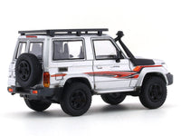 2014 Toyota Land Cruiser LC71 Silver 1:64 Para64 licensed diecast scale model car