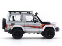 2014 Toyota Land Cruiser LC71 Silver 1:64 Para64 licensed diecast scale model car