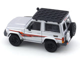 2014 Toyota Land Cruiser LC71 Silver 1:64 Para64 licensed diecast scale model car