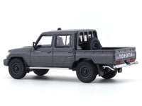 2014 Toyota Land Cruiser LC79 Graphite Grey 1:64 Para64 licensed diecast scale model car