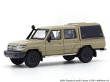 2014 Toyota Land Cruiser LC79 Sandy Taupe 1:64 Para64 licensed diecast scale model car