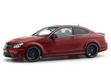 2014 Mercedes-Benz C-Class C63 AMG W204 Red 1:18 GT Spirit licensed resin scale model car collectible