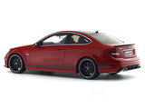 2014 Mercedes-Benz C-Class C63 AMG W204 Red 1:18 GT Spirit Resin Licensed Scale Model Car Collectible