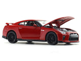 2017 Nissan GT-R R35 Red 1:24 Bburago with Acrylic Case Licensed Diecast Scale Model Car Collectible