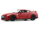 2017 Nissan GT-R R35 Red 1:24 Bburago with Acrylic Case Licensed Diecast Scale Model Car Collectible