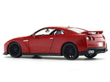 2017 Nissan GT-R R35 Red 1:24 Bburago with Acrylic Case Licensed Diecast Scale Model Car Collectible