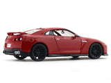 2017 Nissan GT-R R35 Red 1:24 Bburago with Acrylic Case Licensed Diecast Scale Model Car Collectible