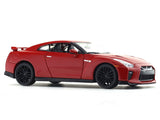 2017 Nissan GT-R R35 Red 1:24 Bburago with Acrylic Case Licensed Diecast Scale Model Car Collectible