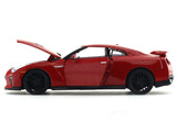 2017 Nissan GT-R R35 Red 1:24 Bburago with Acrylic Case Licensed Diecast Scale Model Car Collectible