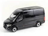 2018 Mercedes-Benz Sprinter Black 1:18 Norev Premium Licensed Diecast Scale Model | Collectible Car Replica