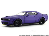 2020 Dodge Challanger R/T Widebody Scat Pack 1:18 Solido diecast Scale Model collectible