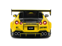 2020 Nissan GT-R R35 LBWK 2.0 Yellow 1:18 Solido licensed diecast scale model car