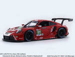 2020 Porsche 911 RSR LM 1:24 Bburago licensed diecast Scale Model car