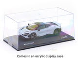2020 McLaren 765LT Ceramic Grey 1:43 Solido Licensed Diecast Scale Model Car Collectible