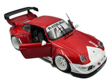 2020 Porsche 911 RWB Porco Rosso Bodykit 1:18 Solido Licensed Diecast Scale Model Car Collectible
