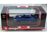 2020 Shelby Mustang GT500 blue 1:64 Bburago Licensed Diecast Scale Model Car Collectible