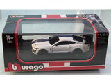 2020 Shelby Mustang GT500 white 1:64 Bburago Licensed Diecast Scale Model Car Collectible