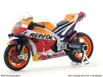 2021 Honda RC213V #44 Pol Espargaro 1:18 Maisto diecast scale model Moto GP bike