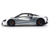 2021 McLaren Artura Ice silver 1:18 GT Spirit Scale Model collectible