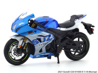 2021 Suzuki GSX-R1000 R blue 1:18 Bburago diecast scale model bike collectible