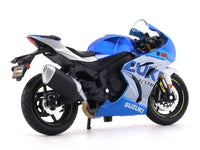 2021 Suzuki GSX-R1000 R blue 1:18 Bburago diecast scale model bike collectible