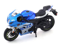 2021 Suzuki GSX-R1000 R blue 1:18 Bburago diecast scale model bike collectible